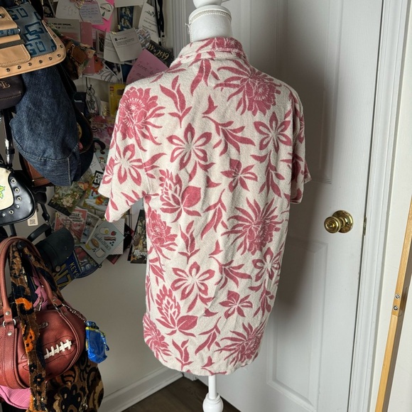 Faherty Cabana Terry Button Up Small - Picture 4 of 7